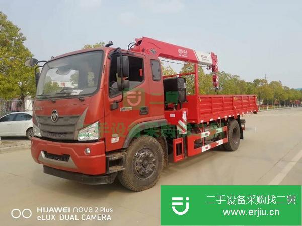 湖北出售二手福田6.3噸隨車吊