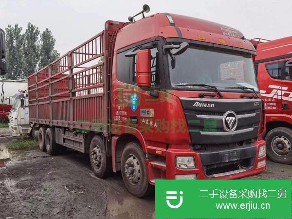 山東出售二手國五9.6米歐曼高欄貨車