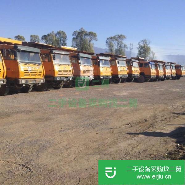 山西出售二手陜汽德龍后八輪自卸車