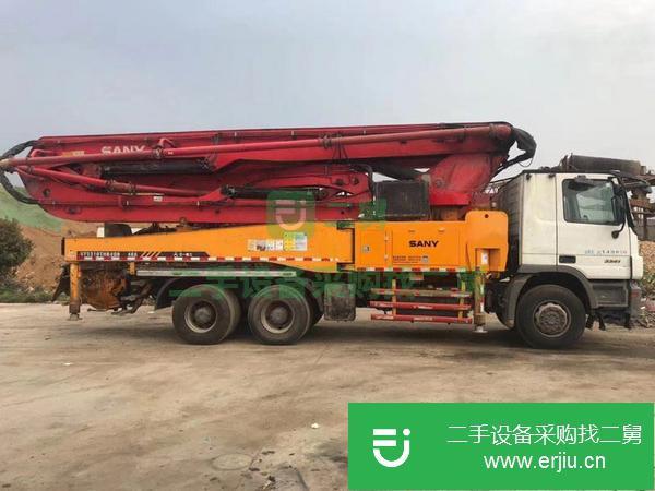 內(nèi)蒙古出售三一泵車，奔馳極品46米底盤
