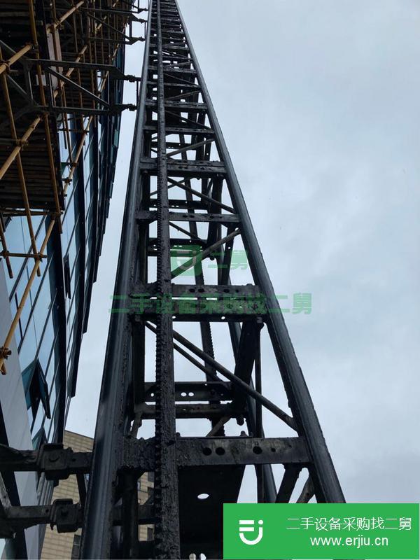浙江出售二手獨(dú)立高度施工電梯