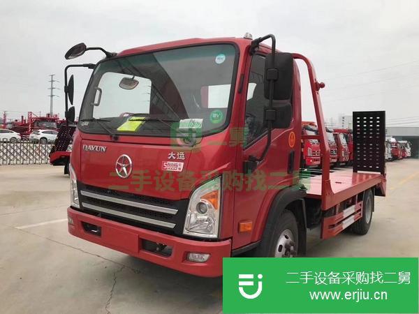 湖北出售二手大運藍牌平板運輸車