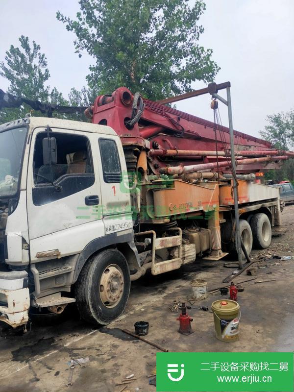 江蘇出售二手三一37米泵車