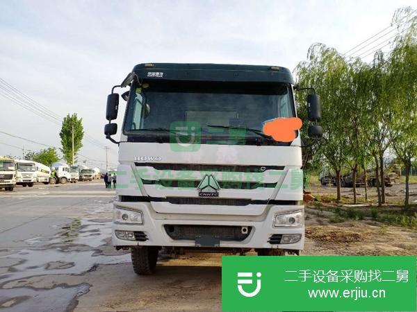 山東出售二手豪沃國五大12方攪拌車