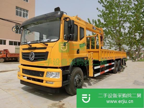 西藏出售二手東風T702后雙橋10噸隨車吊