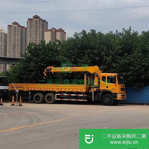 陜西出售二手東風(fēng)T5后八輪12噸5節(jié)臂隨車吊