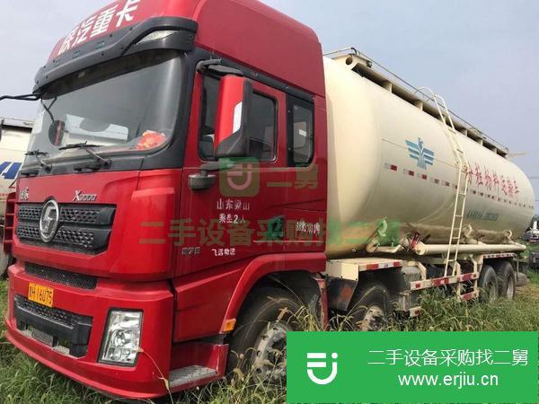 陜西出售二手陜汽德龍散裝水泥罐車
