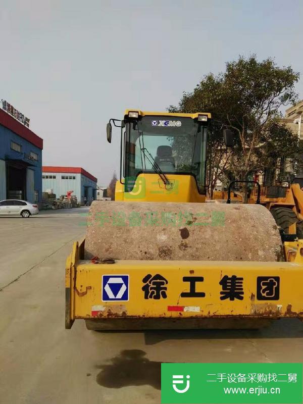 山東出售二手徐工22噸震動壓路機