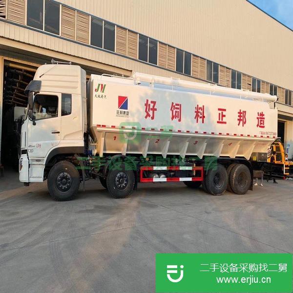 湖北出售二手天龍前四后八飼料運輸車