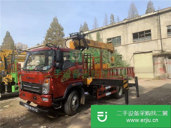 河南出售二手重汽豪曼6.3噸小黃牌隨車吊