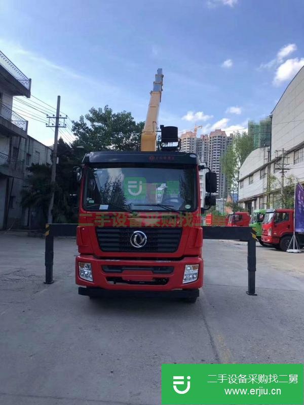 湖北出售二手東風(fēng)牌后八輪隨車吊