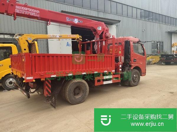 湖北出售二手東風(fēng)多利卡藍(lán)牌6.3噸隨車吊