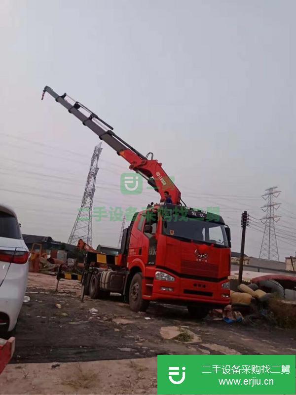 湖北出售二手50噸折臂隨車吊