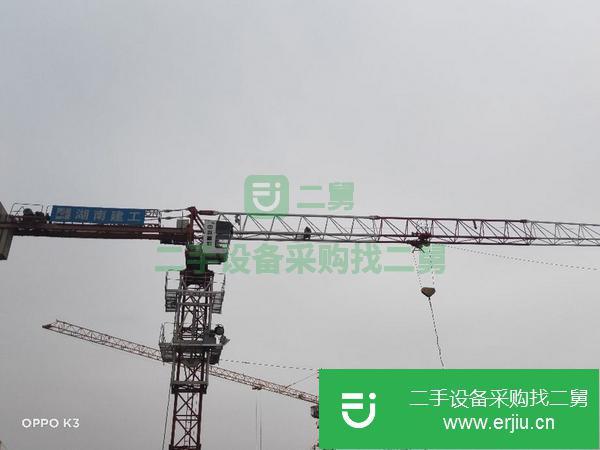 湖北出售二手中聯(lián)5010平頭塔吊