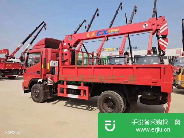 廣西出售二手長興3.5噸3節(jié)隨車吊