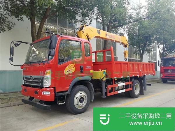 河南出售二手重汽豪曼6.3噸小黃牌隨車吊