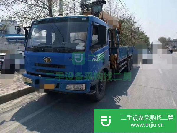 山東出售二手后八輪隨車吊