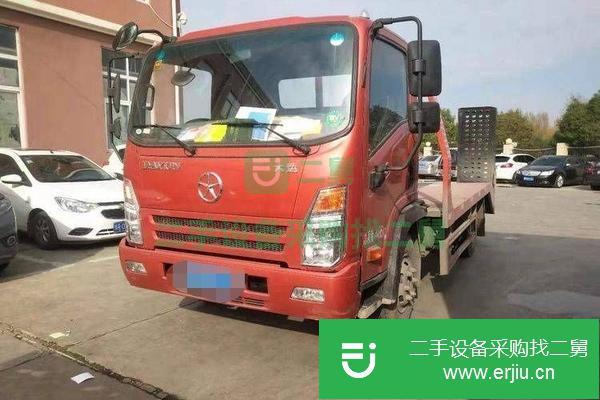 北京出售挖機平板運輸車，手續齊全