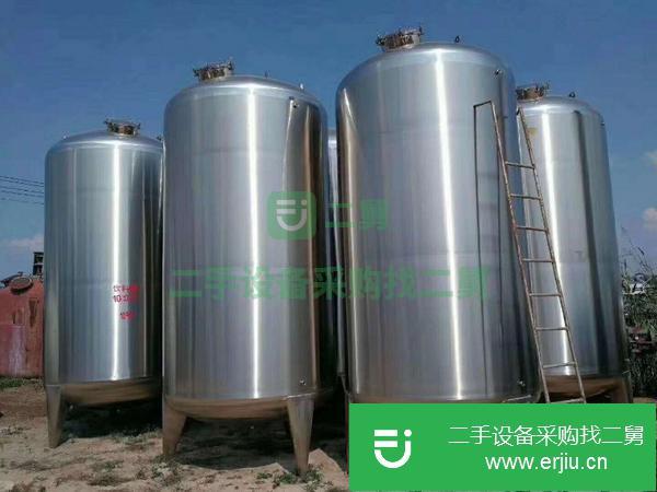 山東出售二手不銹鋼儲罐
