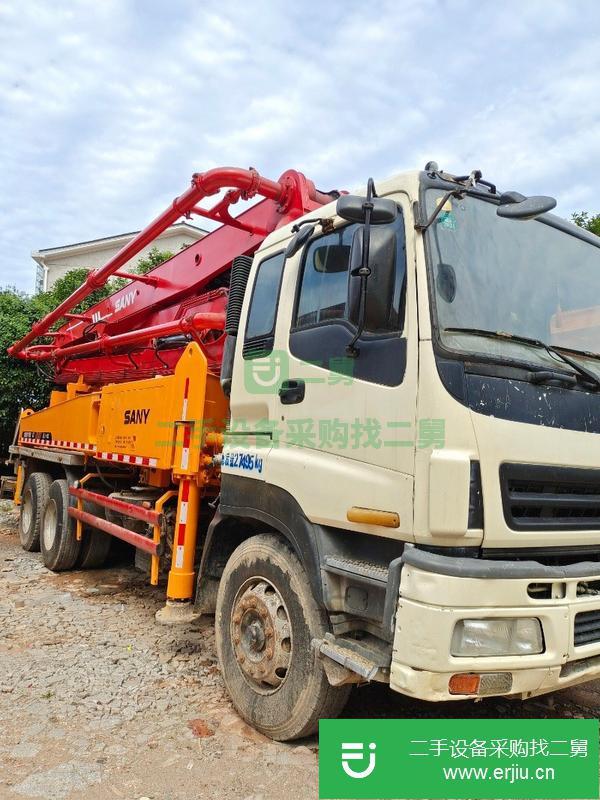 湖南出售二手三一五十鈴37米泵車