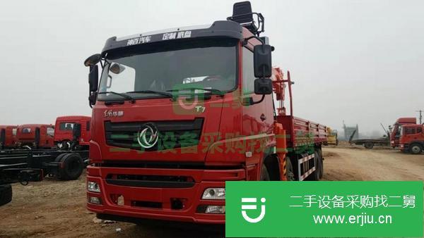 西藏出售二手東風T7前四后八隨車吊