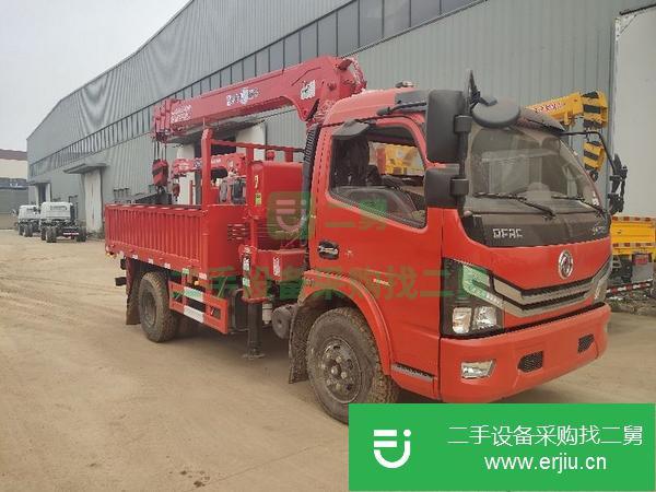 湖北出售二手東風(fēng)多利卡藍(lán)牌6.3噸隨車吊