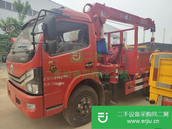 湖北出售二手東風(fēng)多利卡藍(lán)牌6.3噸隨車吊