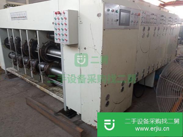 河北出售二手四色開槽前緣送紙印刷機