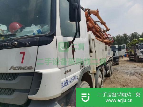 北京出售二手中聯(lián)奔馳52米泵車