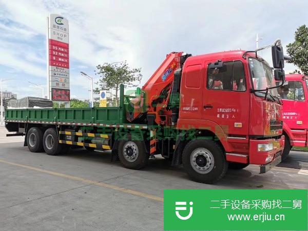 廣東出售二手12噸隨車吊