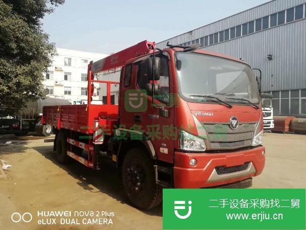 湖北出售二手福田6.3噸隨車吊