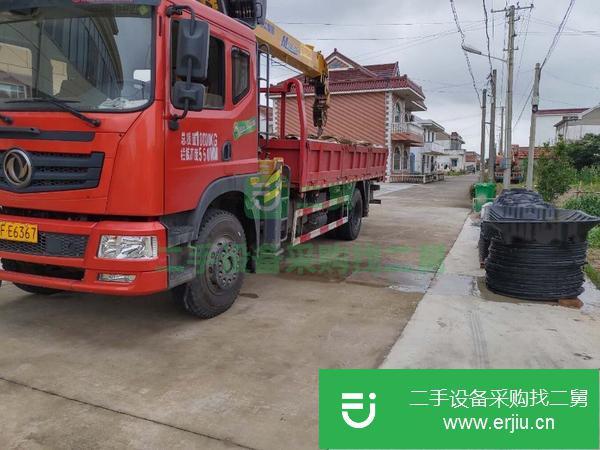 山東出售二手8噸徐工雙聯(lián)泵隨車吊