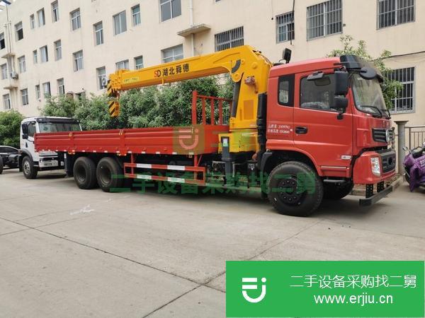 湖北出售二手東風后八輪14噸隨車吊