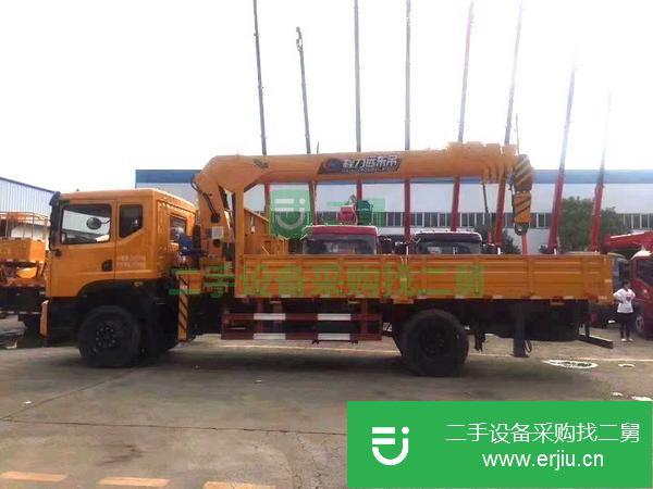 廣西出售二手東風單橋8噸隨車吊