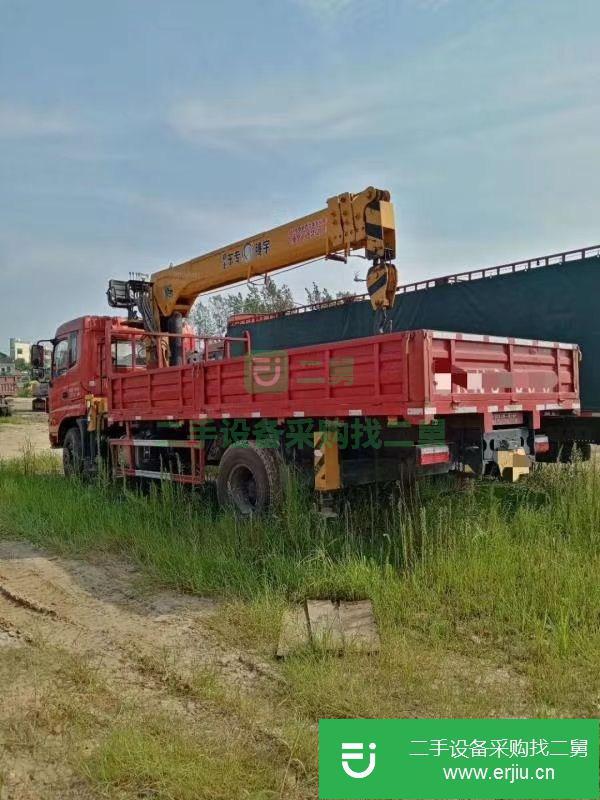 湖北出售二手9成新8噸隨車吊