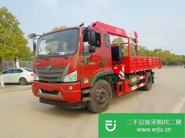 湖北出售二手國六單橋8噸隨車吊