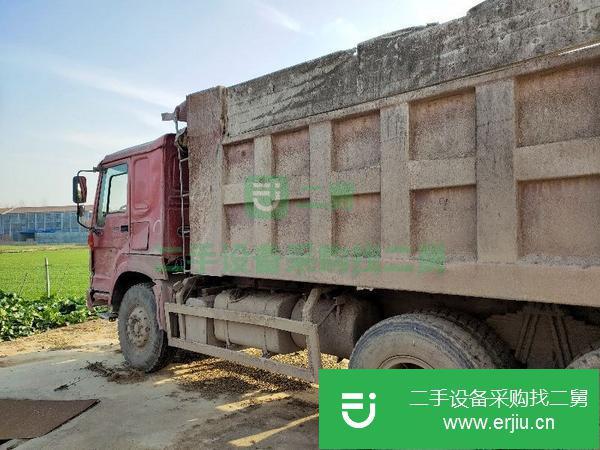 山東出售二手豪沃后八輪自卸車