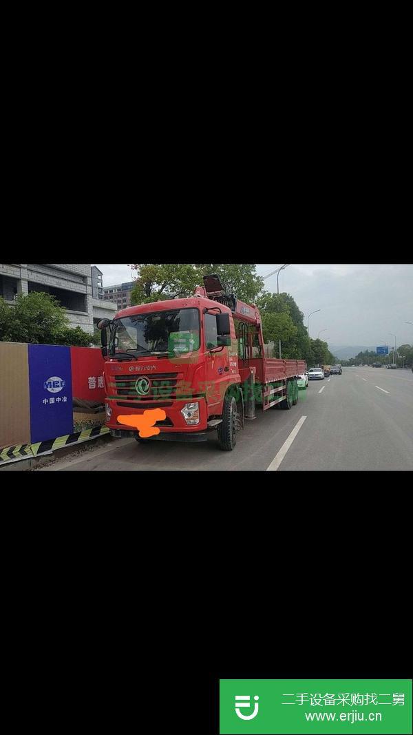 廣東出售二手12噸后八輪隨車吊