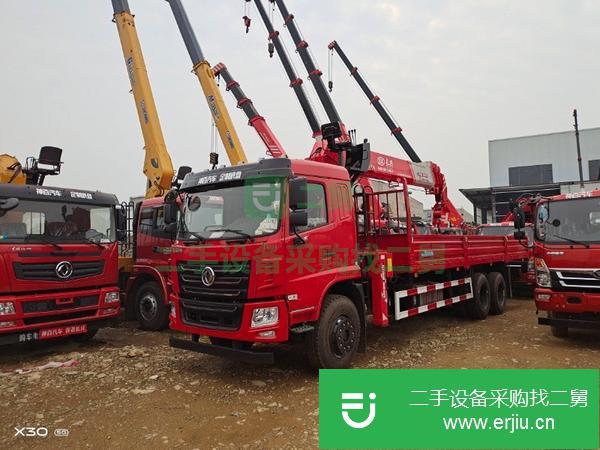 湖北出售二手東風后八輪5噸隨車吊