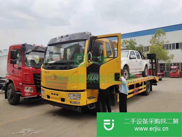 河北出售二手15噸挖機平板運輸車