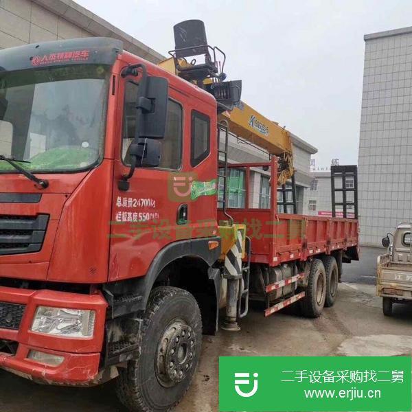 浙江出售二手徐工14噸國五隨車吊