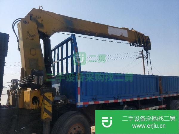 山東出售二手解放前四后八隨車吊
