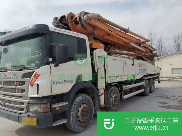 河北出售二手中聯56米泵車
