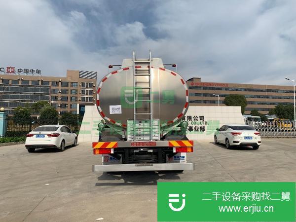 廣東出售二手東風前四后六鋁合金食用油運輸車
