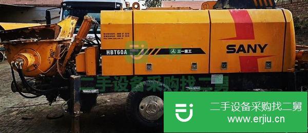 四川出售二手三一重工電拖泵
