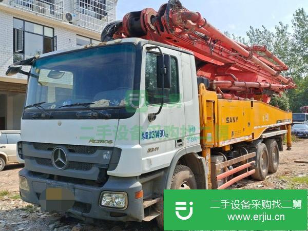湖南出售三一泵車，奔馳48米底盤