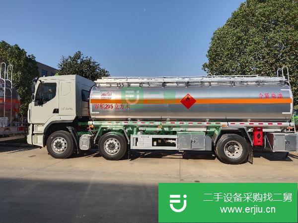廣西出售二手柳汽小三軸鋁合金油罐車