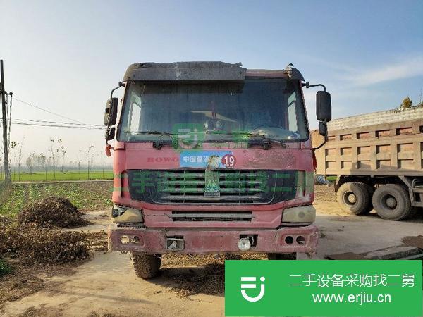 山東出售二手豪沃后八輪自卸車