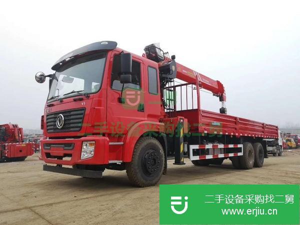 湖北出售二手東風錦程240馬力12噸隨車吊