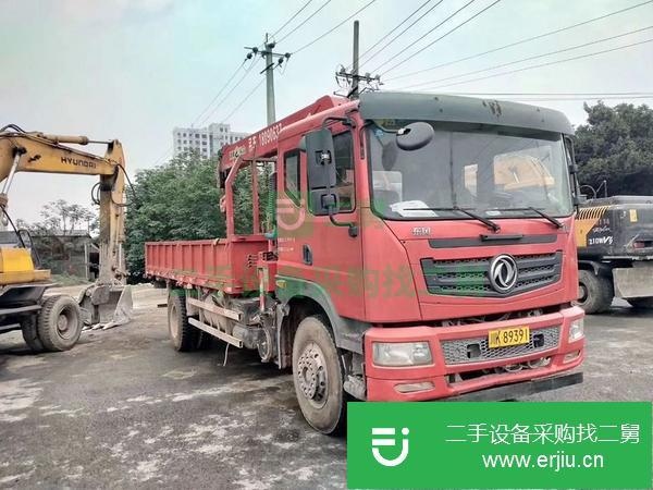 湖北出售二手東風8噸隨車吊